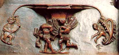 Alewife misericord from Ludlow (Shropshire)
