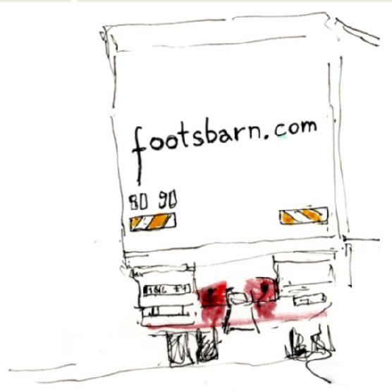 Footsbarn Lorry - Courtesy of Art Soc