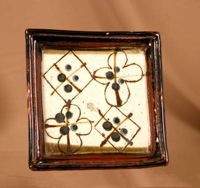 Rectangular Decorated Dish by John Maltby
