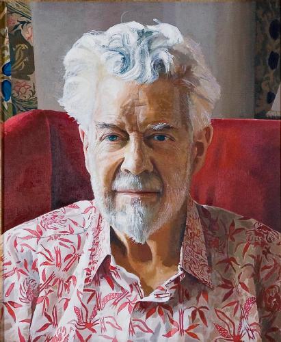 Portrait of Professor Sir Christopher Zeeman FRS by Peter Edwards